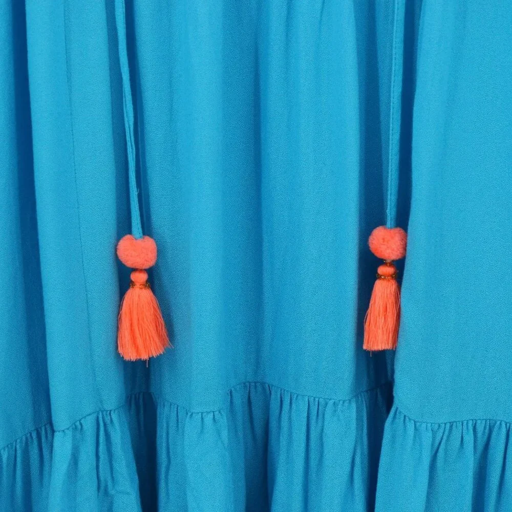 Lilly Pulitzer Amisa Embroidered Bell Sleeve Tunic Dress L - Picture 6 of 10